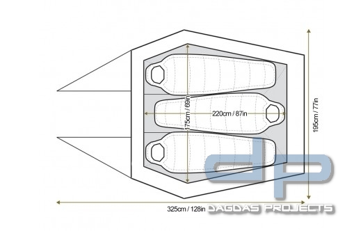SNUGPAK Scorpion 3 Dreimann-Zelt Oliv