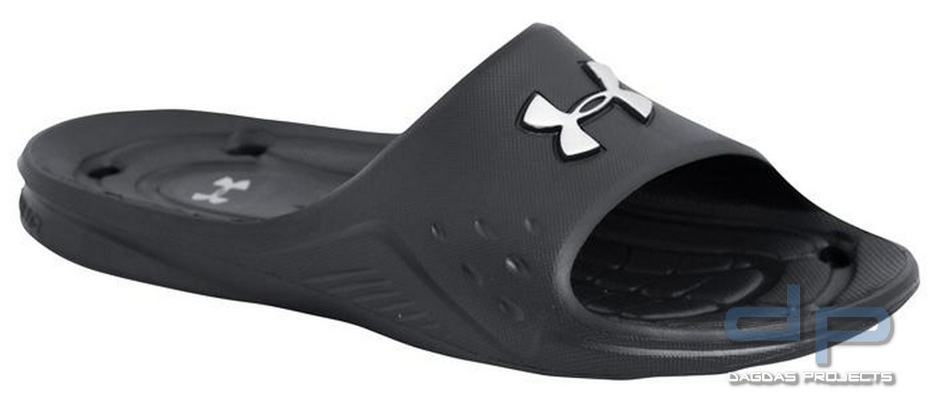 Under Armour Men's Locker II SL Badesandale Schwarz Größe US 8/ 41