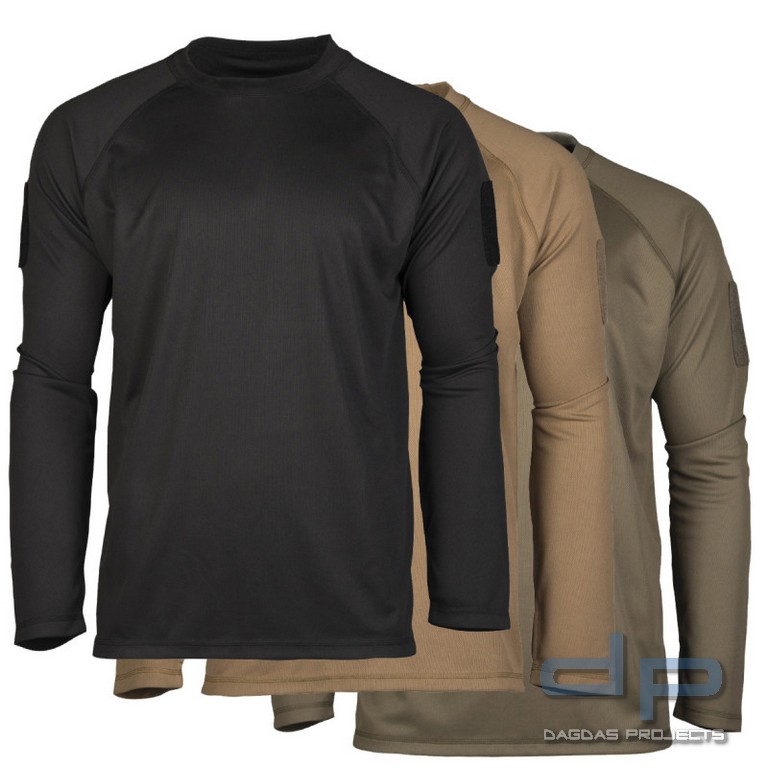 MIL-TEC® Langarm Shirt - Quick and Dry in verschiedenen Farben