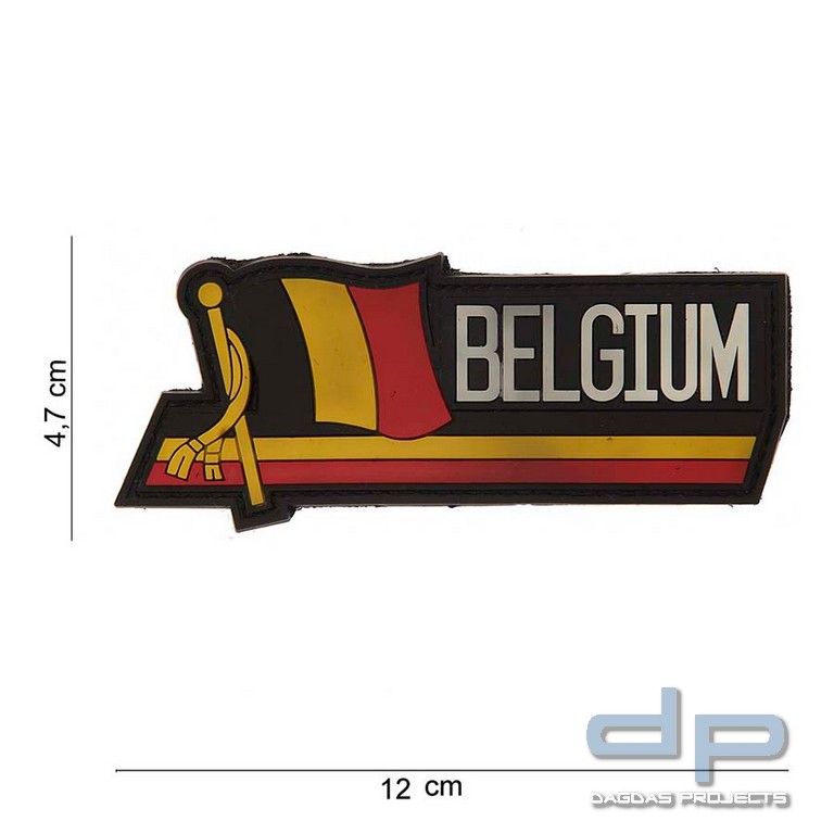 Emblem 3D PVC Belgien