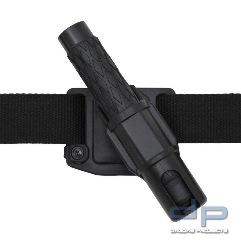 Schlagstockhalter, 9,5 cm, drehbar, schwarz