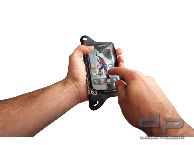 Sea to Summit TPU GUIDE WATERPROOF CASES, schwarz, Doppel Klett Rolltopverschluss