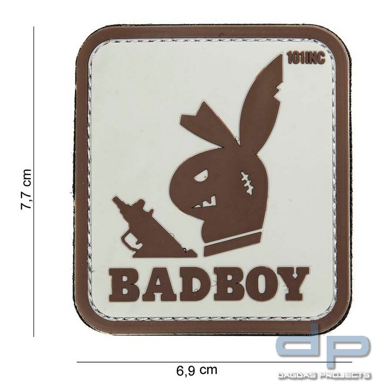 Emblem 3D PVC Badboy beige