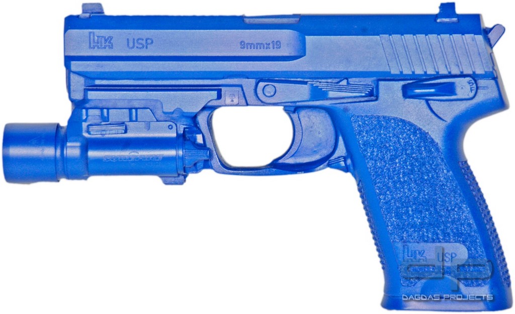 H&K USP 9 mm w/X300 Tactical Light