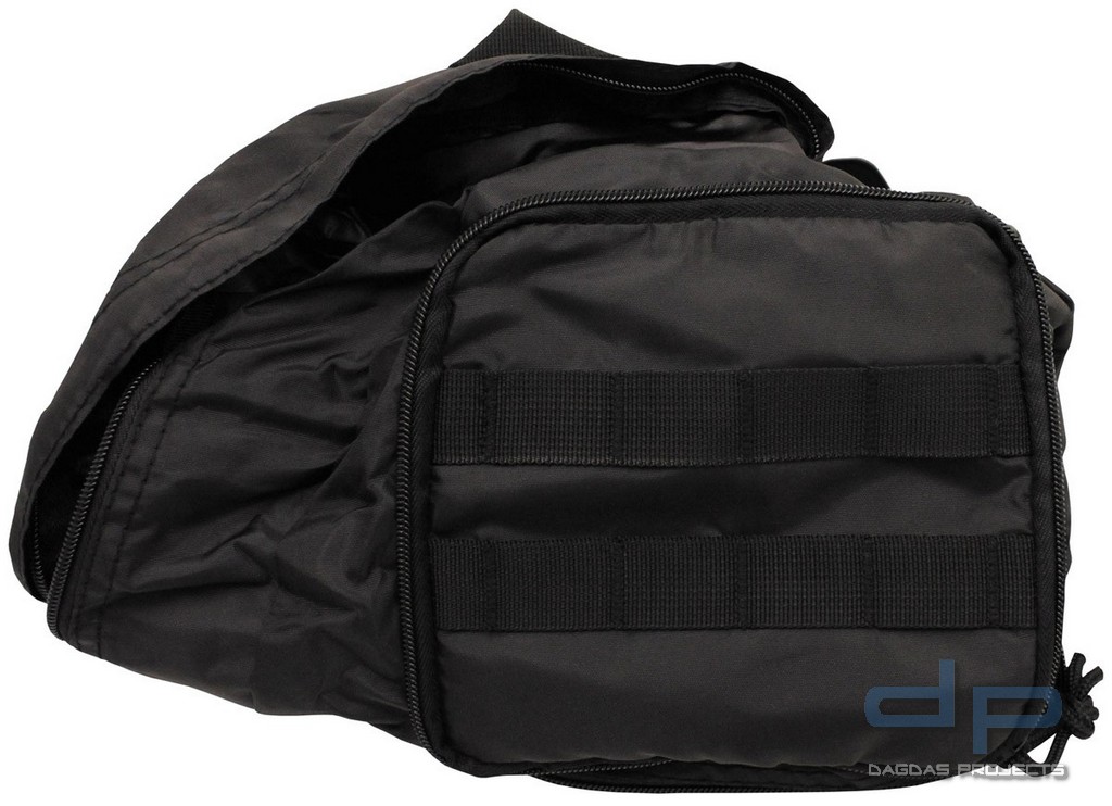 Rucksack, faltbar, schwarz