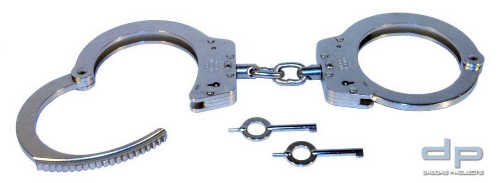 TCH Handschellen Modell 822 Superior Stahl vernickelt