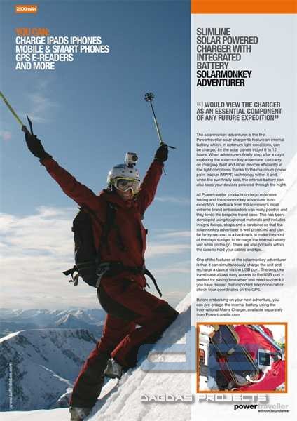 Powertraveller Solarmonkey Adventurer