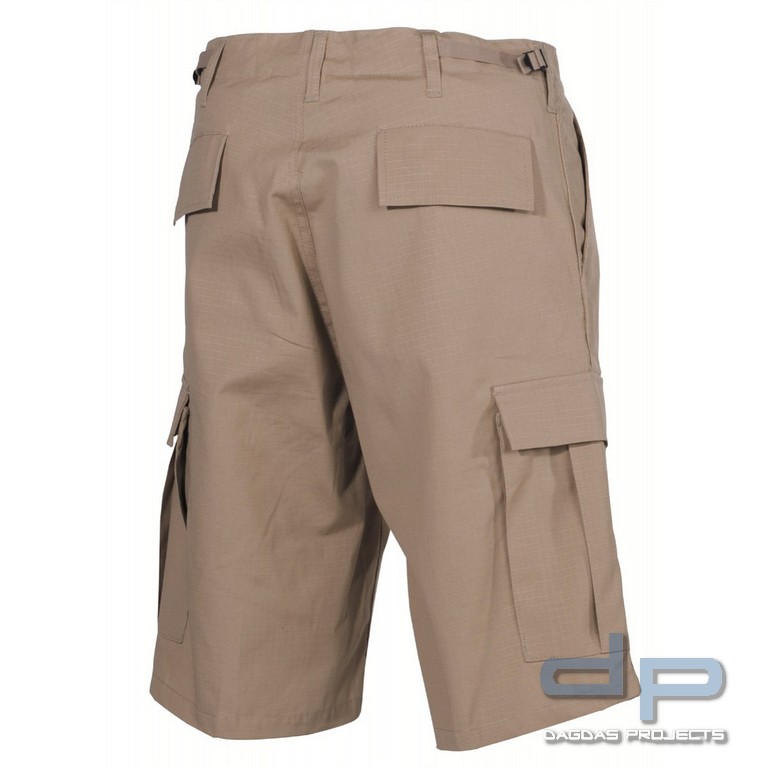 US BDU Bermuda, Rip Stop, khaki Größe: L