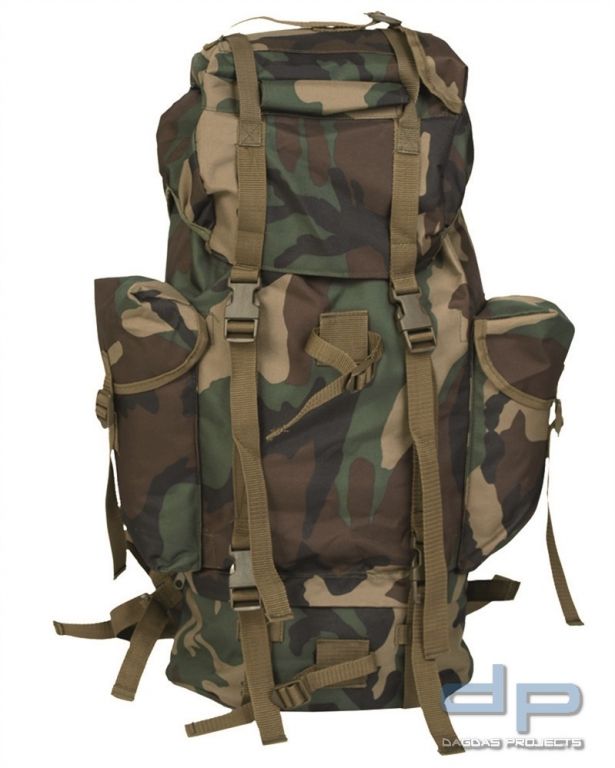 BW Kampfrucksack Import woodland 35 Liter VPE 2
