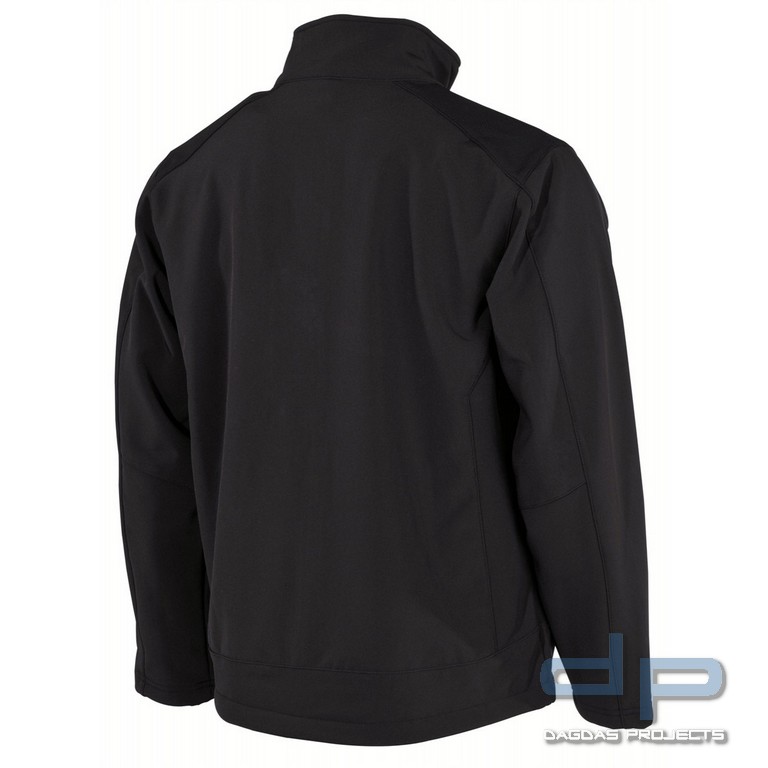 Soft Shell Jacke, "Lusen", schwarz