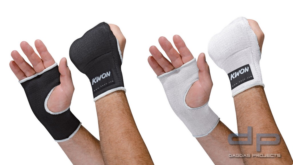 Innenhandschuhe mit Polsterung in Schwarz oder Weiß