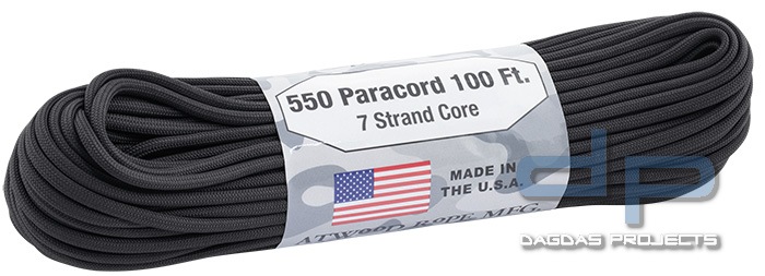 Atwood Rope 550 Paracord 4 mm - 30 m in verschiedenen Farben