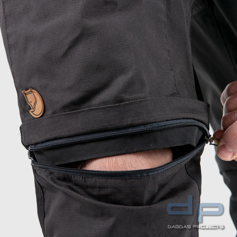 Fjällräven Abisko Lite Trekking Zip-Off Trousers Dunkelgrau oder Sand