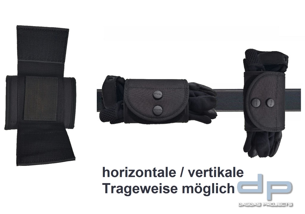 Handschuhholster standard, mit Druckknopf/Klett