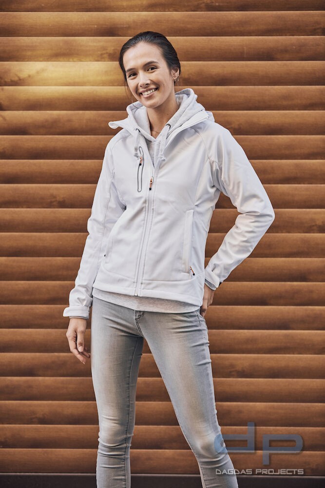 Damen Behörden Softshelljacke "Milford Jacket Ladies" in verschiedenen Farben mit Aufdruck nach Wuns
