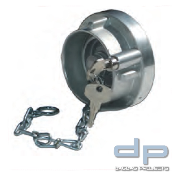 Blindkupplung B mit Schloß Aluminium