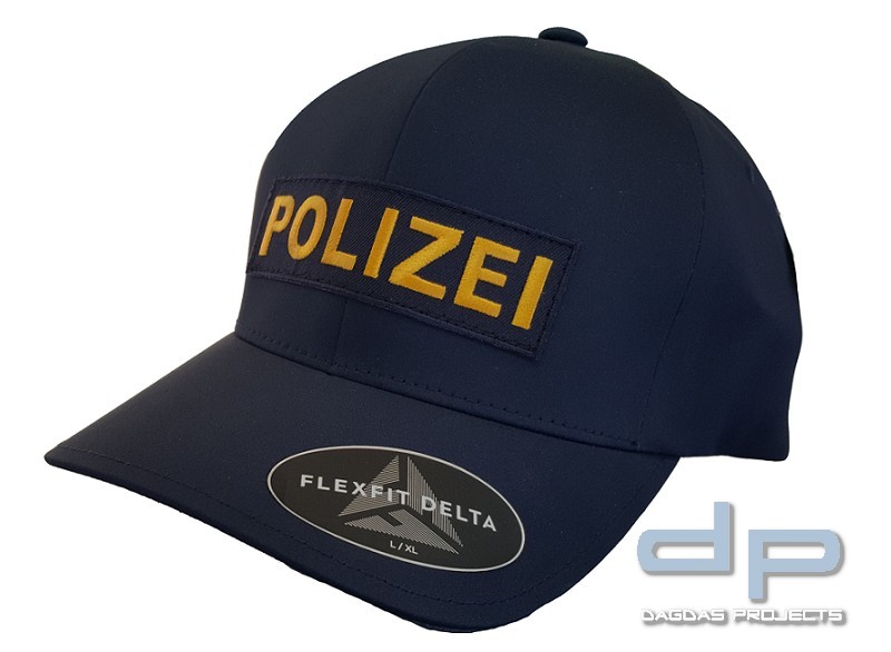 Flexfit Delta Cap Polizei Design Bayern in dark-navy- Größe S-M