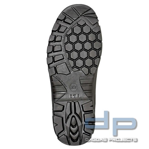 Schnürstiefel in Schwarz/lime abgesetzt