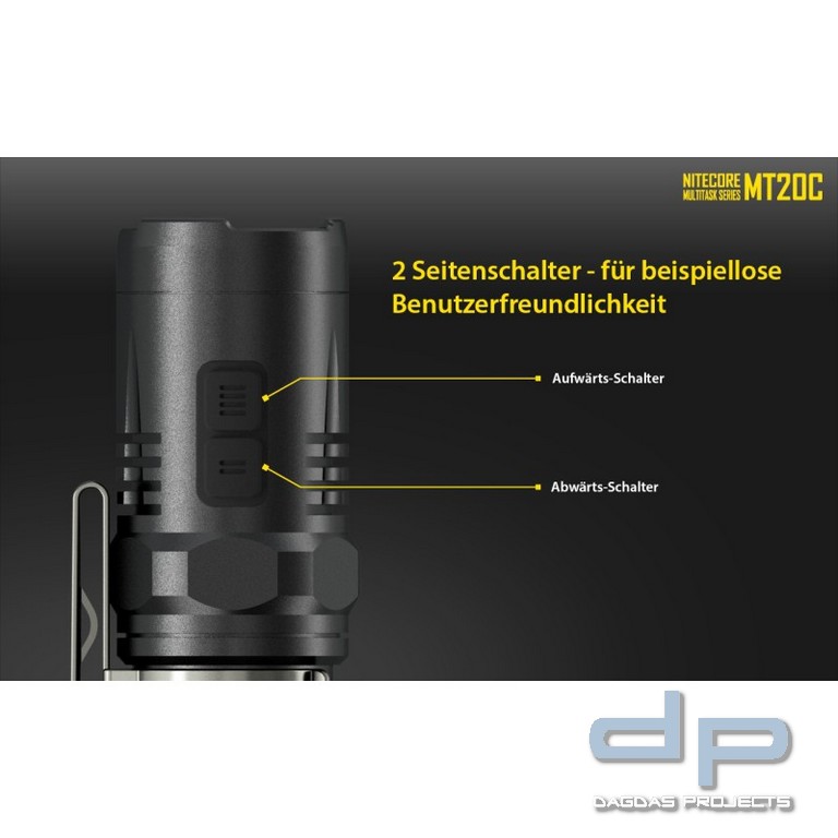 NiteCore® Taschenlampe "MT20C"