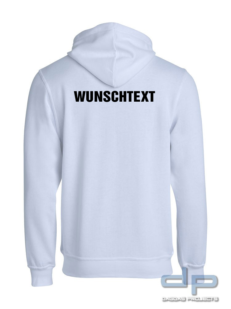 Basic Hoody Full zip Herren mit Wunschaufdruck Farbe Navy Größe M