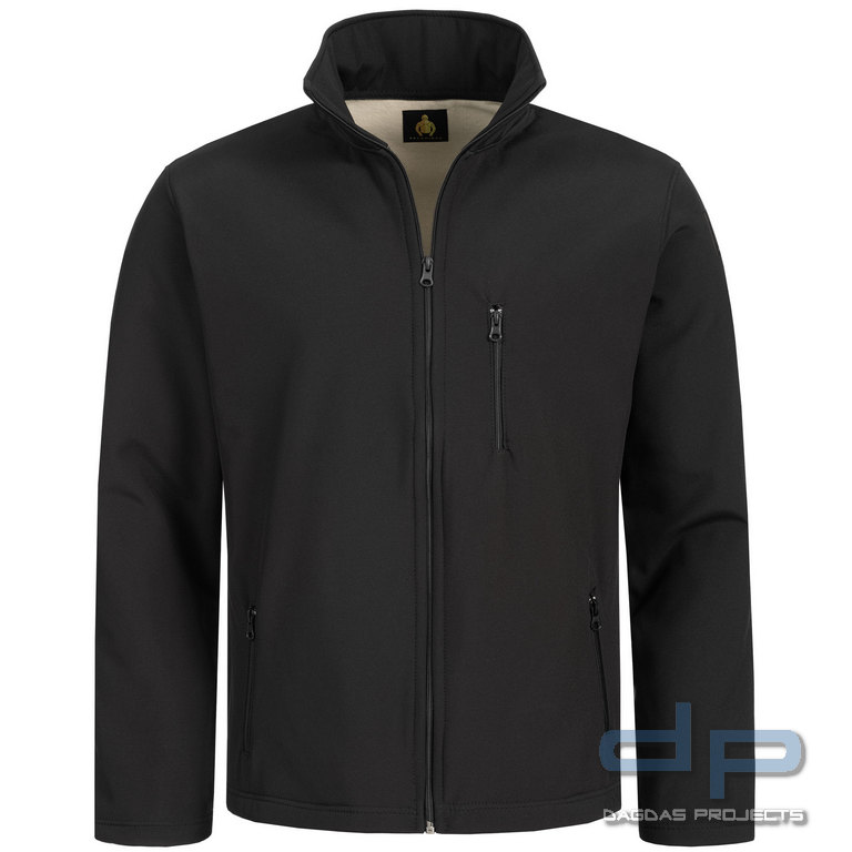 Schnittschutz-Funktionsjacke Oldenburg schwarz mit Wunschaufdruck in reflex silber