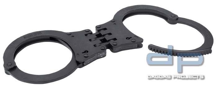 HIATT Gelenk-Handfessel 8122 Push Pin Lock Oversized Schwarz