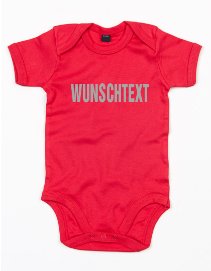 Baby Bodysuit mit Aufdruck nach Wunsch in verschiedenen Farben