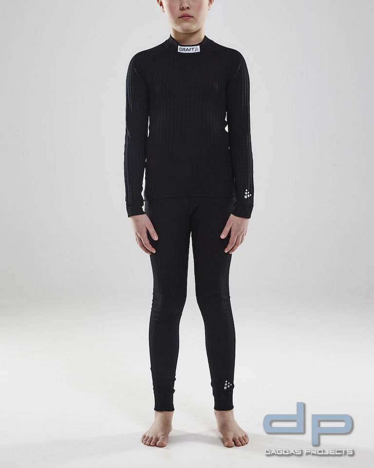 Craft PROGRESS Baselayer Pants für Kinder in Schwarz