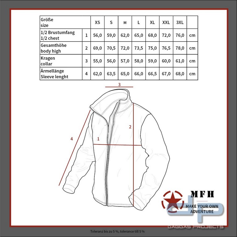 Fleece-Jacke, "Alpin", oliv
