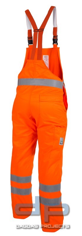 Watex Warnschutz-Latzhose Forest Jack mit Schnittschutz leuchtorange Design A