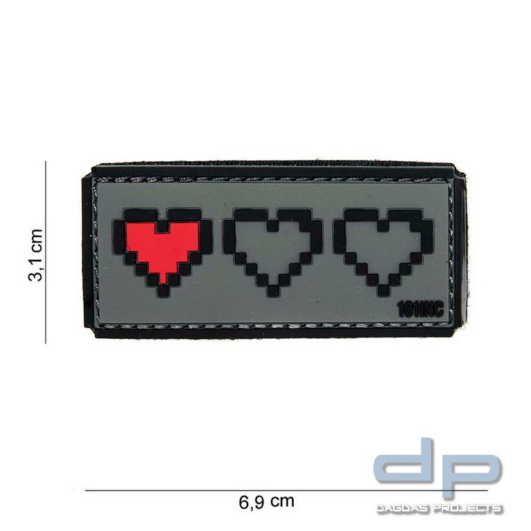 Emblem 3D PVC Last Live grau