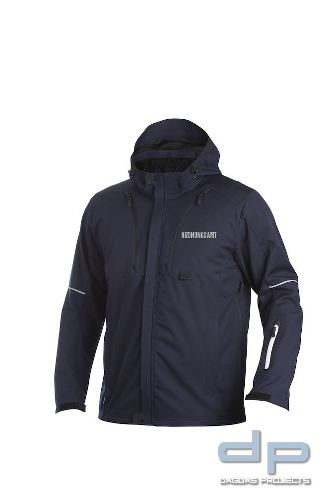 Behörden Funktions Softshelljacke 3-lagig inklusive Wunschbedruckung in 3 m reflex silber