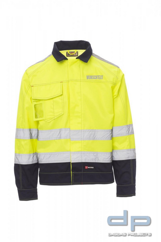 Payper Behörden Warnschutzjacke "SAFE HI-VI WINTER" in verschiedenen Farben mit Aufdruck nach Wunsch