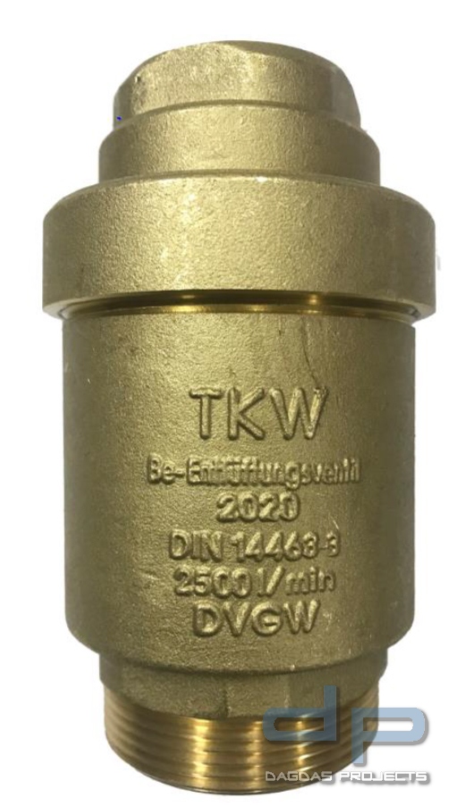 Be- und Entlüftungsventil 2" AG 2.500 l/min