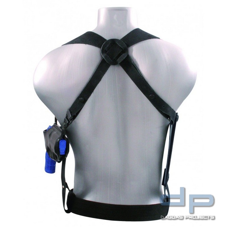 Schulterholster COP® 0410 horizontal, Leder in schwarz oder braun