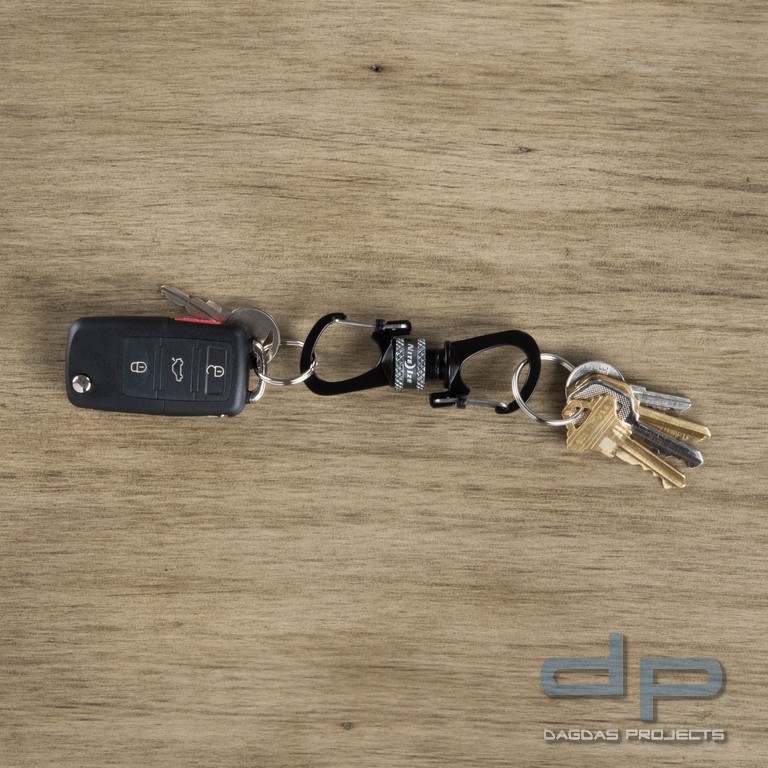 NITE IZE SLIDELOCK 360° MAGNETIC LOCKING DUAL CARABINER