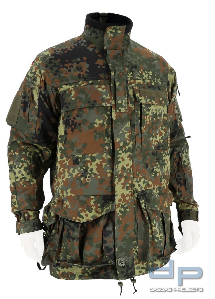 BW LEO KÖHLER EINSATZKAMPFJACKE KBS LANG FLECKTARN