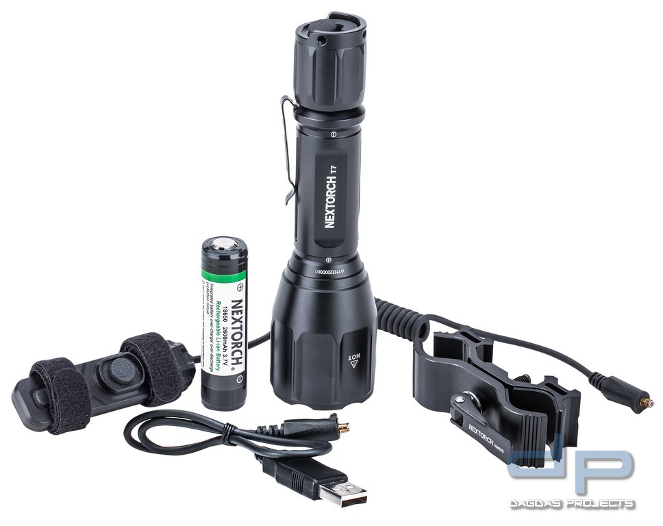 NEXTORCH T7 TASCHENLAMPE JAGD SET