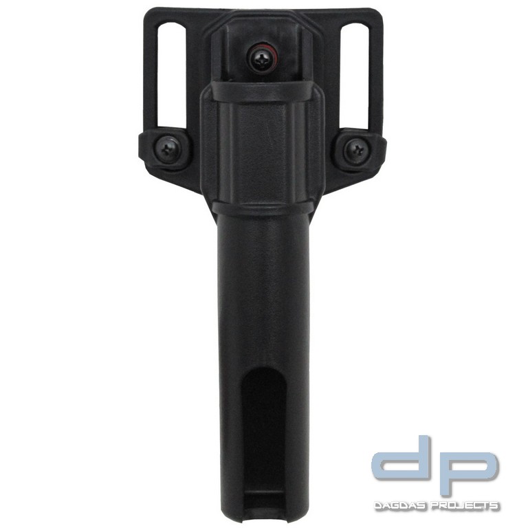 Schlagstockhalter, 16 cm, drehbar, schwarz