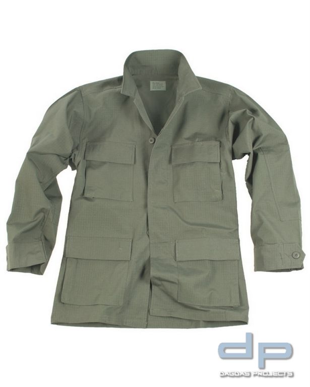 US BDU FELDJACKE R/S OLIV VPE 2