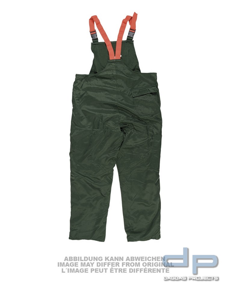BW SCHNITTSCHUTZHOSE M.LATZ GRÜN GEBR. VPE 2