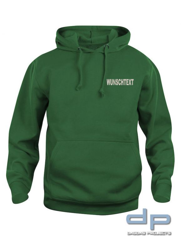 Hooded Sweat mit Wunschaufdruck in verschiedenen Farben