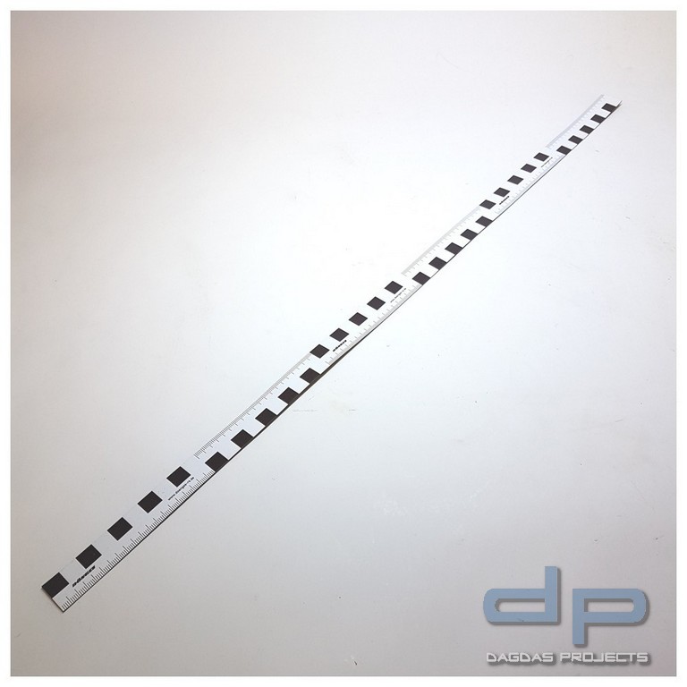 Dönges Lineal mit mm-Skala, magnetisch, 300 x 19 mm