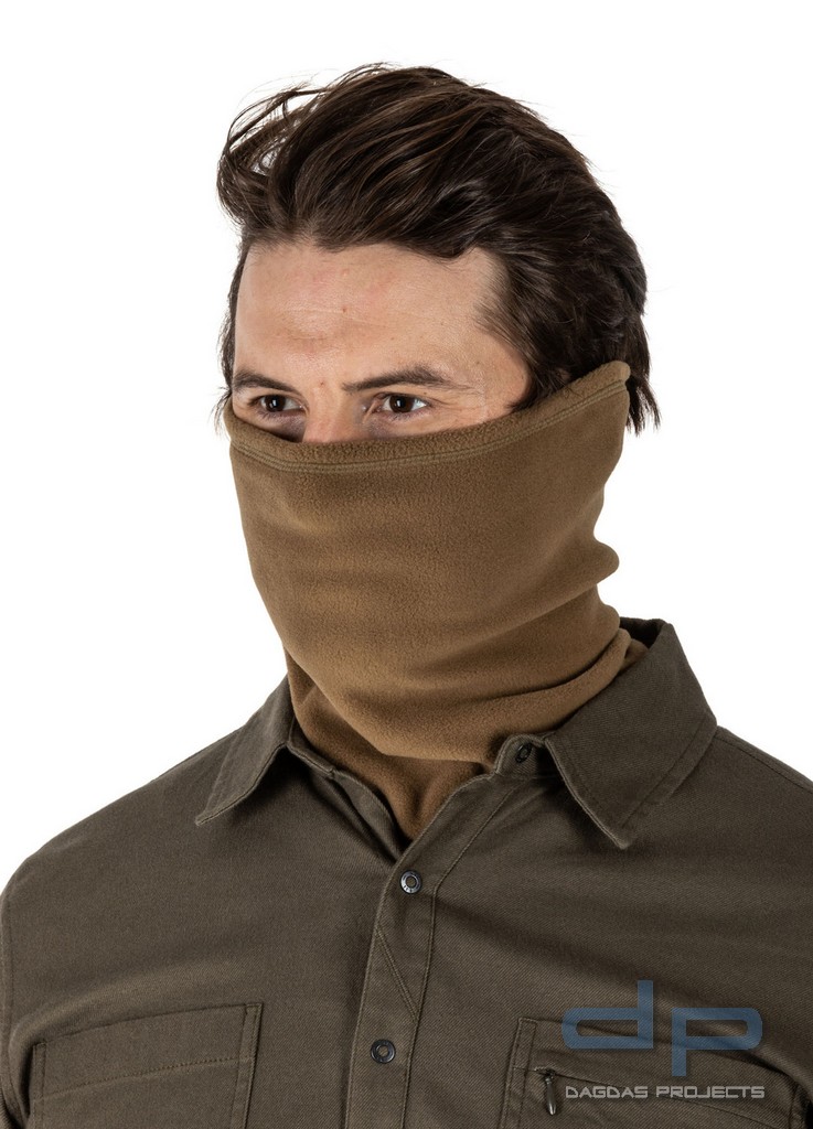 FLEECE NECK GAITER IN Schwarz