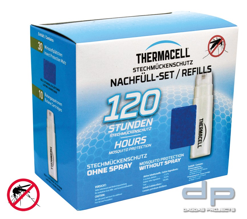 THERMACELL MÜCKENABWEHR NACHFÜLLPACKUNG 120 STUNDEN