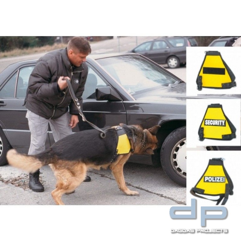Hundekenndecke - mit Reflexschild SECURITY