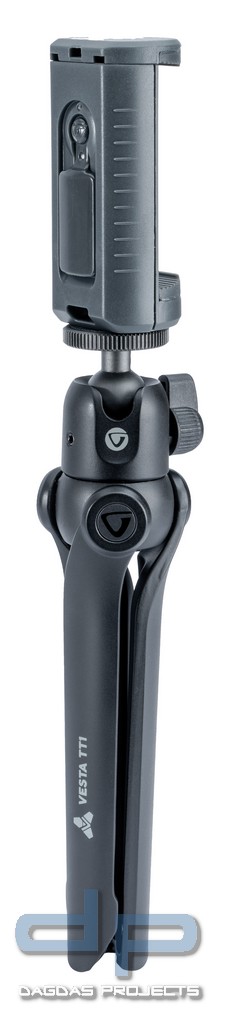 VANGUARD VESTA TT1 TISCHSTATIVSET MIT SMARTPHONE-HALTERUNG