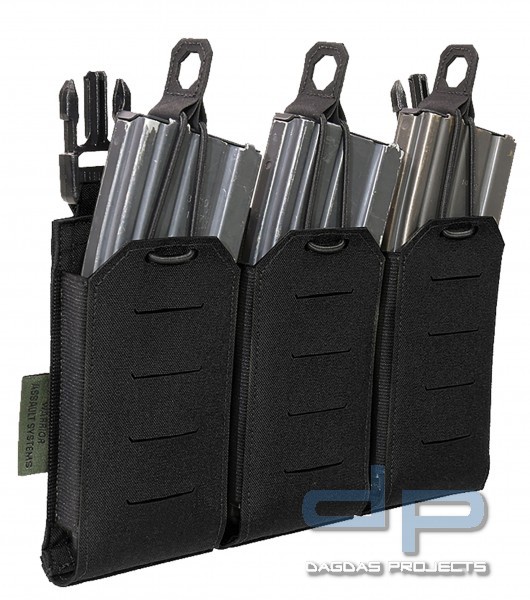 WAS LASER CUT LOW PROFILE PLATE CARRIER V1 + DETACHABLE TRIPLE BUNGEE 5.56 PANEL SET