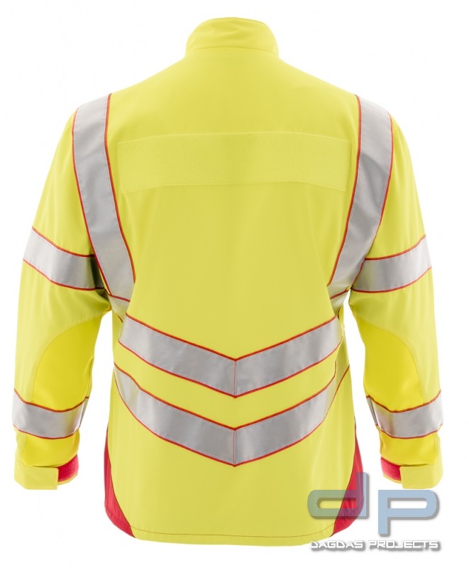 SOMMERJACKE “Night Hawk” Kl. 3, leuchtgelb / rot