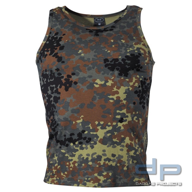 US Tarn Tank-Top, flecktarn, 170 g/m²